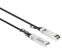Intellinet SFP+ Câble DAC passif Twinax 10 G SFP+ vers SFP+ 0,5 m conforme à la norme MSA pour une compatibilité maximale - Fixation directe - Cuivre AWG 30 - Noir