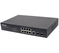 INTELLINET Switch 8-Port Gigabit Web-Managed PoE+ Desk 2xSFP