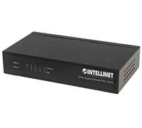 Intellinet Switch Fast Ethernet Office Métal Bureau Gigabit PoE + Desktop 5 Port Noir