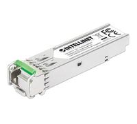 Intellinet Transceiver Gigabit Fibra Ottica LC WDM Bidirezionale SFP Grigio Silver