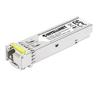 Intellinet Transceiver SFP Fibra Ottica Monomodale LC 1000Base-BX Bidirezionale WDM Silver
