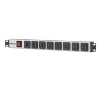 Intellinet Unité de Distribution d'Alimentation USB-A à 16 Ports en Rack (CEE 7/7), Avec interrupteur de protection contre les surcharges, 2,1 A max. par port, cordon d'alimentation de 2 m -...