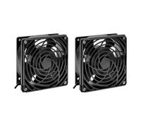 Intellinet - Ventilateur de toit à crémaillère - pour armoire réseau (distributeur mural) - armoire murale montable - noir - 19" (pack de 2)