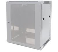 INTELLINET Wandverteiler 9HE 570x600mm grau,unmontiert