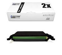 intellitone Cartridge pour CLP 620, 670 CLX 6220, 6250 au modèle SAMSUNG CLT-K5082L CLT-C5082L Cartouche CLT-Y5082L CLT CLT-M5082L remplacer les cartouches d'origine Eurotone (Norme ISO 19798) Black 2x