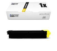 intellitone Cartridge pour Mita FS-C5150DN Kyocera TK-580 BK TK-580 C TK-580 Y TK-580 M remplacer les cartouches d'origine Eurotone (Norme ISO 19798) jaune