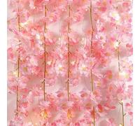 intellitoy Sakura Guirlande lumineuse LED à piles en cuivre pour chambre à coucher, jardin, fête, intérieur et extérieur, arbre de Noël (2 m, 20 LED)