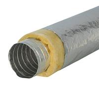 Intelmann Tuyau flexible en aluminium, diamètre : 100 mm, isolation thermique, longueur : 10 m