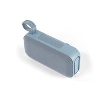 Intempo Aria Plus - Enceinte Bluetooth 16 W, Jusqu’à 16 h d’autonomie, LED synchronisées, Tissu Bleu, poignée, IPX5