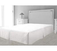 Parure enfant GENERIQUE Cache sommier microfibre 140 x 190 cm - Blanc