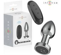Intense - Anal Plug 10 Vibrationen Metall mit Fernbedienung M