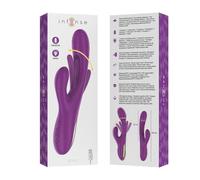 Intense - Apolo Rechargeable Multifunction Vibrator 7 Vibrations with Swinging Motion Purple