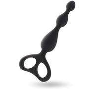INTENSE Danti Stimulateur Anal, Silicone, Noir, 3,3 x 17,5 cm