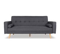 INTENSE DECO Canapé Convertible scandinave Tao Tissu Gris foncé