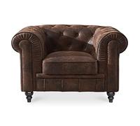 INTENSE DECO Fauteuil Chesterfield Vintage