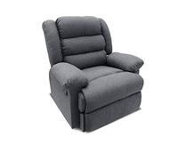 INTENSE DECO Fauteuil Relax Norton Tissu Gris