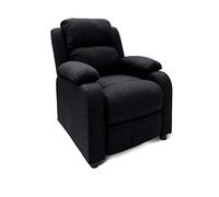 INTENSE DECO Fauteuil Relax Riga Tissu Noir