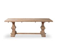 INTENSE DECO Table en pin Vieilli LUBERON Style monastère Naturel