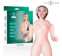 Intense Dolls - Aufblasbare Puppe Nicole mit Drei Öffnungen