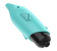 INTENSE Echo Balle Vibrante, Jouet Intime, Bleu Dauphin, ABS/Silicone, D-243334, 8 x 4,7 cm, Étanche IPX6, Sans Phtalates