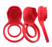 INTENSE GAIL Stimulateur Intime, 10 Modes de Vibration, Rose Rouge, Silicone et ABS, Télécommandé, Étanche, Rechargeable USB