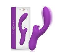 Intense Harry Vibrateur Flexibilité avec Langue Violet 1 Unité