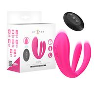 Intense Julia - vibromasseur point G et clitoris - silicone rose