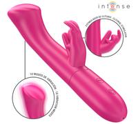 Intense - julieta vibrateur rabbit 18,6 cm 10 vibrations rose
