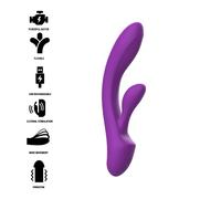 Intense Luigi Double Moteur Point G Clitoris Silicone Liquide USB IPX6 10 Modes