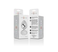 Intense Plug Anal en Métal avec Cristal Argent Taille S 1 Unité
