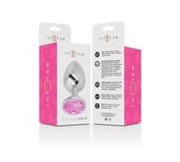 Intense Plug Anal en Métal avec Cristal Rose Taille M 1 Unité