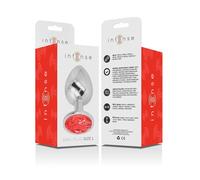 Intense Plug Anal en Métal avec Cristal Rouge Taille L 1 Unité