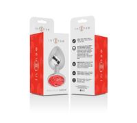 Intense Plug Anal en Métal avec Cristal Rouge Taille M 1 Unité