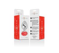 Intense Plug Anal en Métal avec Cristal Rouge Taille S 1 Unité