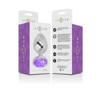 Intense Plug Anal en Métal avec Cristal Violet Taille L 1 Unité