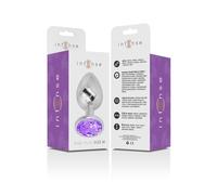 Intense Plug Anal en Métal avec Cristal Violet Taille M 1 Unité