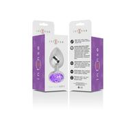Intense Plug Anal en Métal avec Cristal Violet Taille S 1 Unité