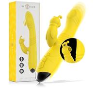 Intense - TOKY Multifunction Vibrator UP & Down with Clitoral Stimulator Yellow