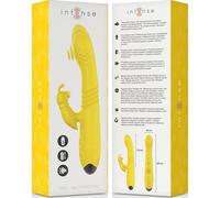 Intense – Vibrateur TOKY multifonction mouvements haut-bas stimulateur clitoridien rechargeable Jaune