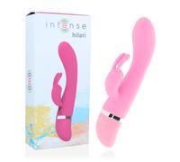 Intense - vibrateur de luxe en silicone rose hilari