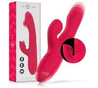 INTENSE - VIBRATEUR UP & DOWN RECHARGEABLE MULTIFONCTION DUA AVEC LANGUE ROUGE