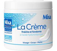 Intensif Peaux Sèches-La Crème Fraîche Et Fondante À L¿Acide Hyaluronique Pur-Multi Usages Visage, Corps, Mains, Pieds-Hydratation 24h-Pénétration Rapide-Hypoallergénique-400ml