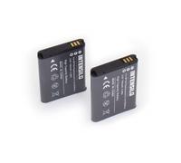 INTENSILO 2 x Li-Ion Batterie 700mAh (3.6V) pour appareil photo Samsung ES90, ES91, L20, MV800, PL100, PL120, PL170, PL171, PL20 comme BP70a.
