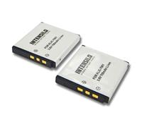 INTENSILO 2xLi-Ion Batterie 700mAh (3.6V) pour appareil photo, caméra vidéo Agfa Agfaphoto Optima 2338, 2338MT comme Klic-7001, DLi-213.