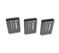 INTENSILO 3x batteries Li-Ion 700mAh (3.7V) pour appareil photo caméra vidéo Sony Cybershot DSC-RX0, DSC-RX0 Ultra comme Sony NP-BJ1