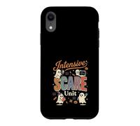 Intensive Scare Unit ICU Nurse Ghost Halloween Chemise médicale Coque pour iPhone XR