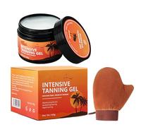 Intensive Tanning Gel 140ml, Accelerateur de Bronzage, Gel de Bronzage Intensif Deluxe, Bronzage Intensif Luxe pour lits de brown et soleil extérieur