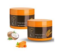 Intensive Tanning Gel, 2 pcs 150ml Tanning Accelerator Cream, Fast Carrot Self-Tanning Gel, for Sunbeds & Outdoor Sun