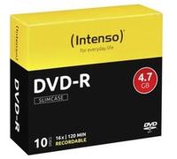 Intenso - 10 x DVD-R - 4.7 Go (120 minutes) 16x - boîtier CD étroit G