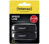Intenso 128GB Speed Line double pack Clé USB au détail 128 GB noir 3533495 USB-A